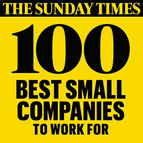 Sunday Times – 100 Best Small Companies to work for